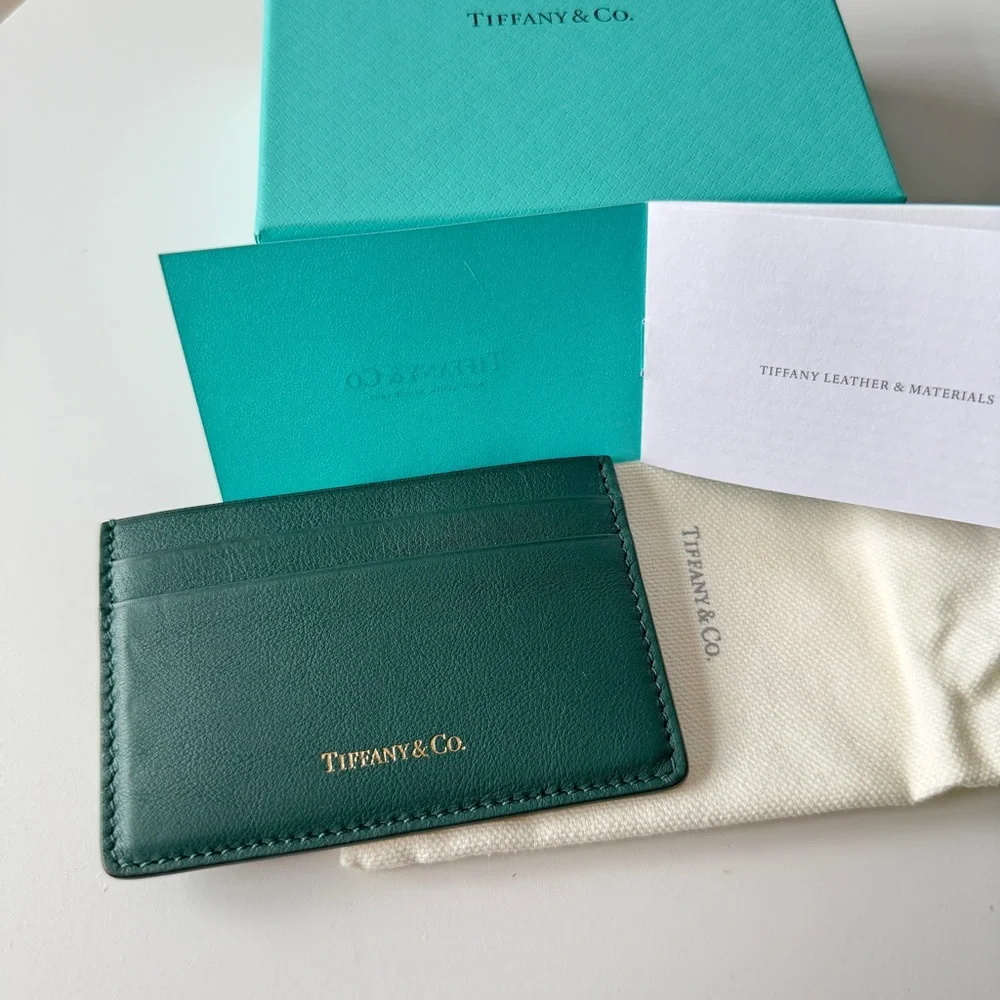 Tiffany & Co. Leather Card Holder - Picture 1 of 5